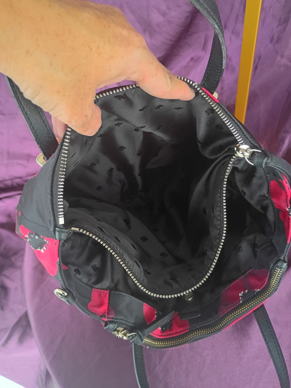 Kate Spade Wilson Road Poppy Bag🌸🖤🌸🖤🌸 - Picture 10 of 13
